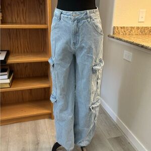 NWOT Flap Pocket Cargo Jeans from SHEIN in size 4